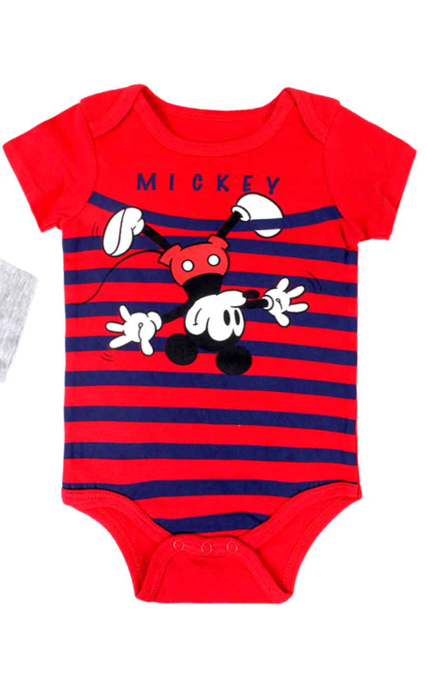Mameluco bebe niño mickey disney 0 a 24 meses Rojo D2-MK-1016B 350185