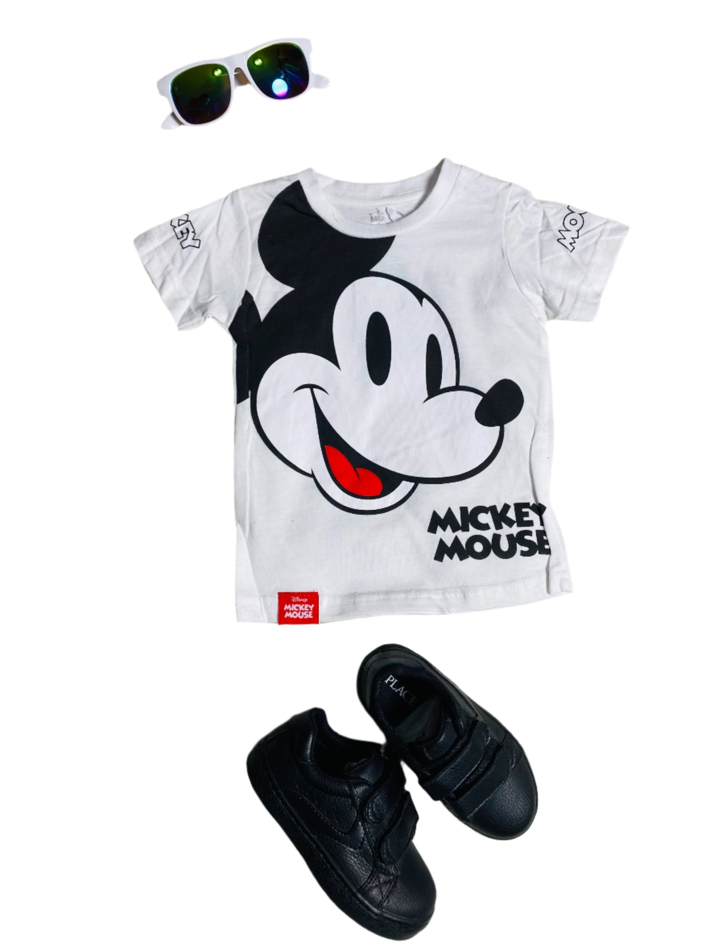 Camisa mickey bebe niño 12m a 3T D1-MK-1309B 299225 blanca