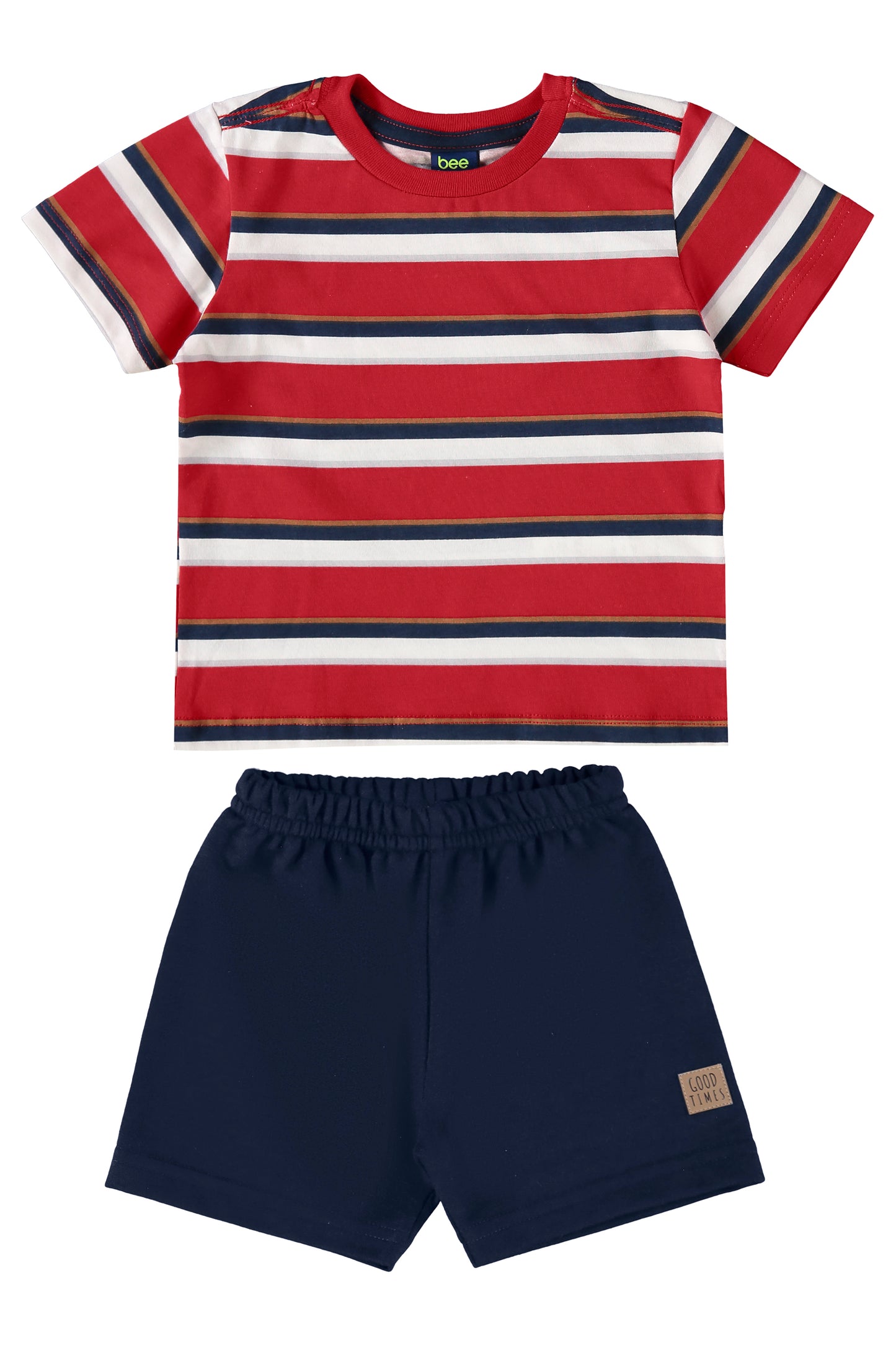 Conjunto 2 piezas camisa y short niño 18006-LIS625 445290 bee loop