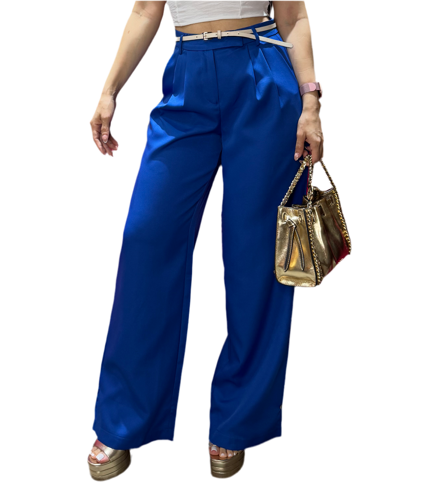 Pantalon para dama mujer formal CPD1102-18 590/390 azul