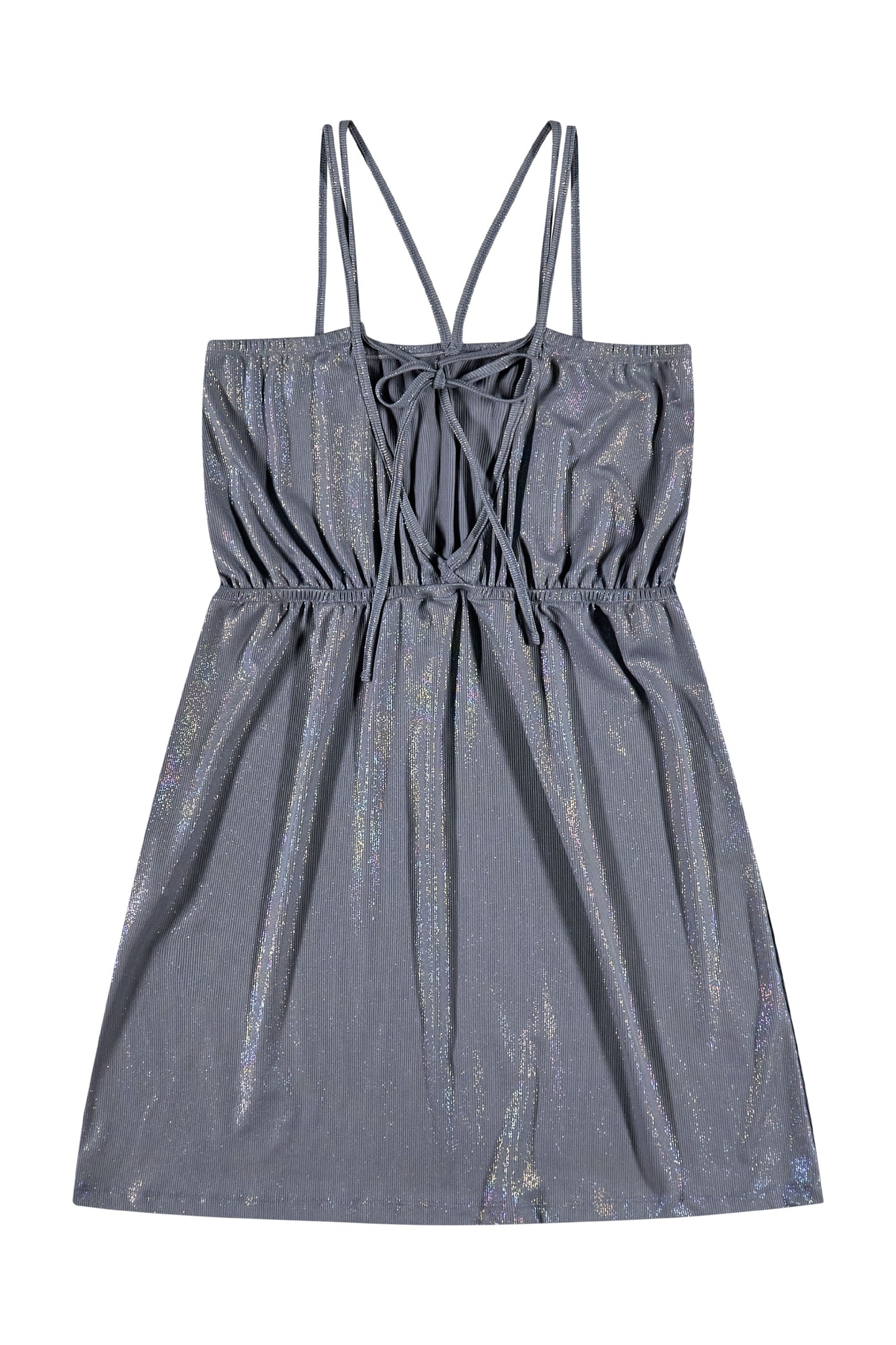 Vestido Niña gris brillante gloss 31847-171502 645465