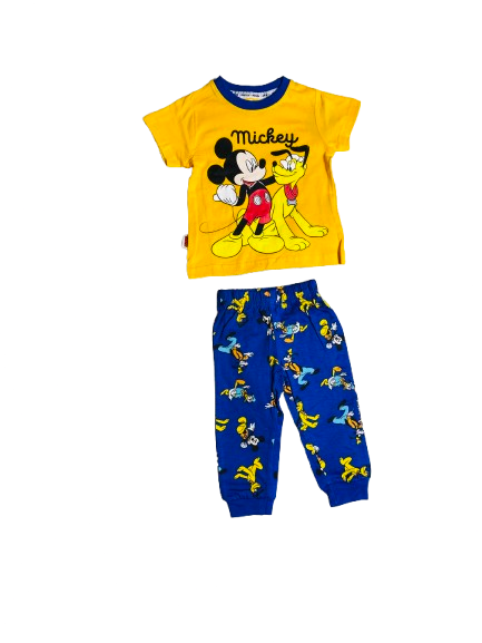 Pijama bebé niño mickey 12m a 3T amarilla D3-MK-645B 490315