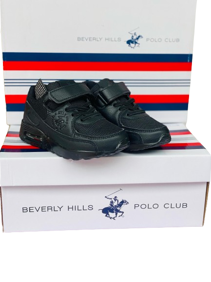 Tennis negros FISSION-BLI-BTS4-A Velcro Niña Niño unisex Polo Club 1045990