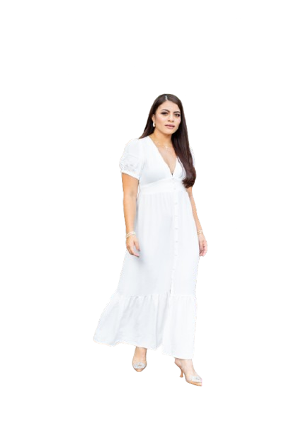 Vestido para Dama casual blanco CVD11153-20 890590