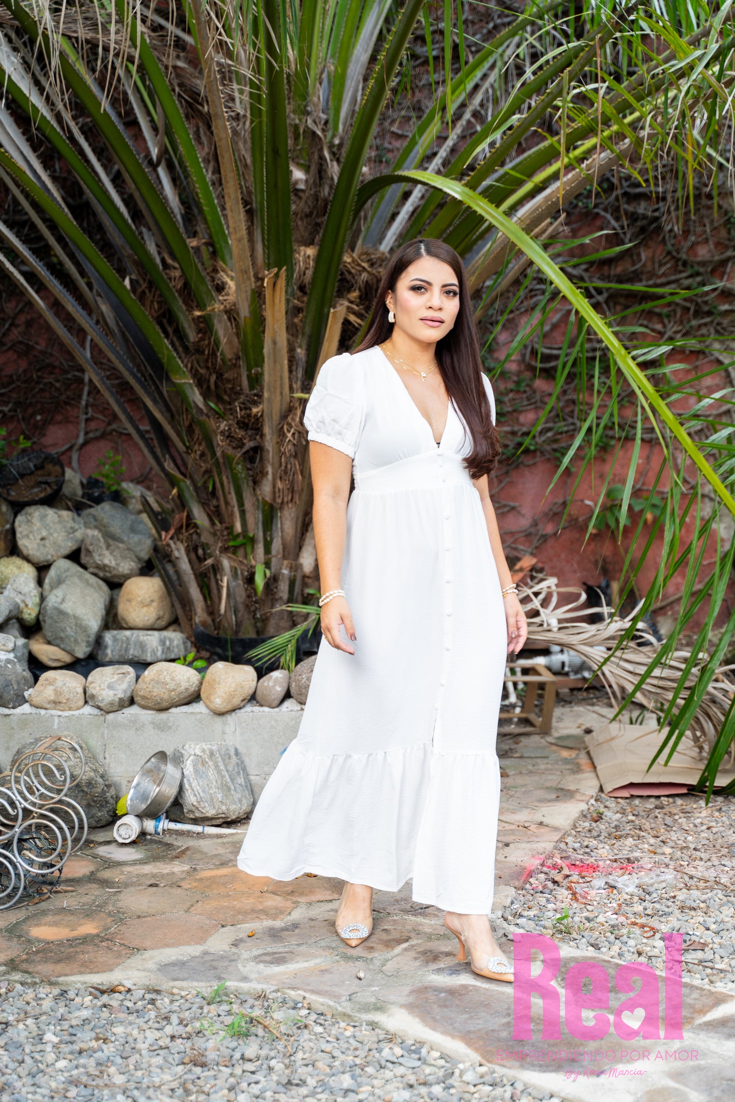 Vestido para Dama casual blanco CVD11153-20 890590