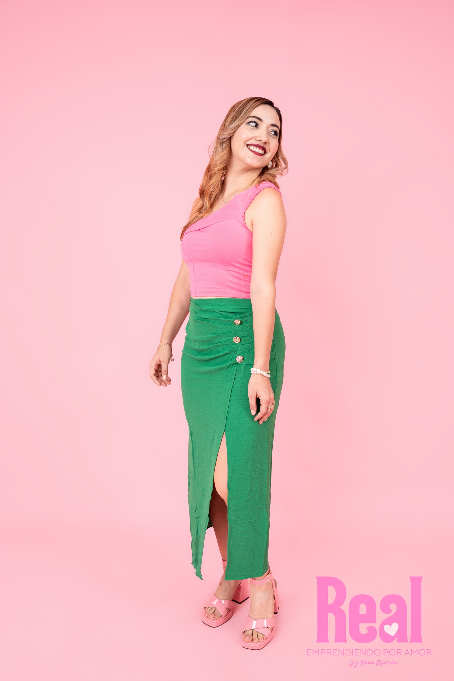 Camisa Blusa Dama rosada CTD1179-4 395265