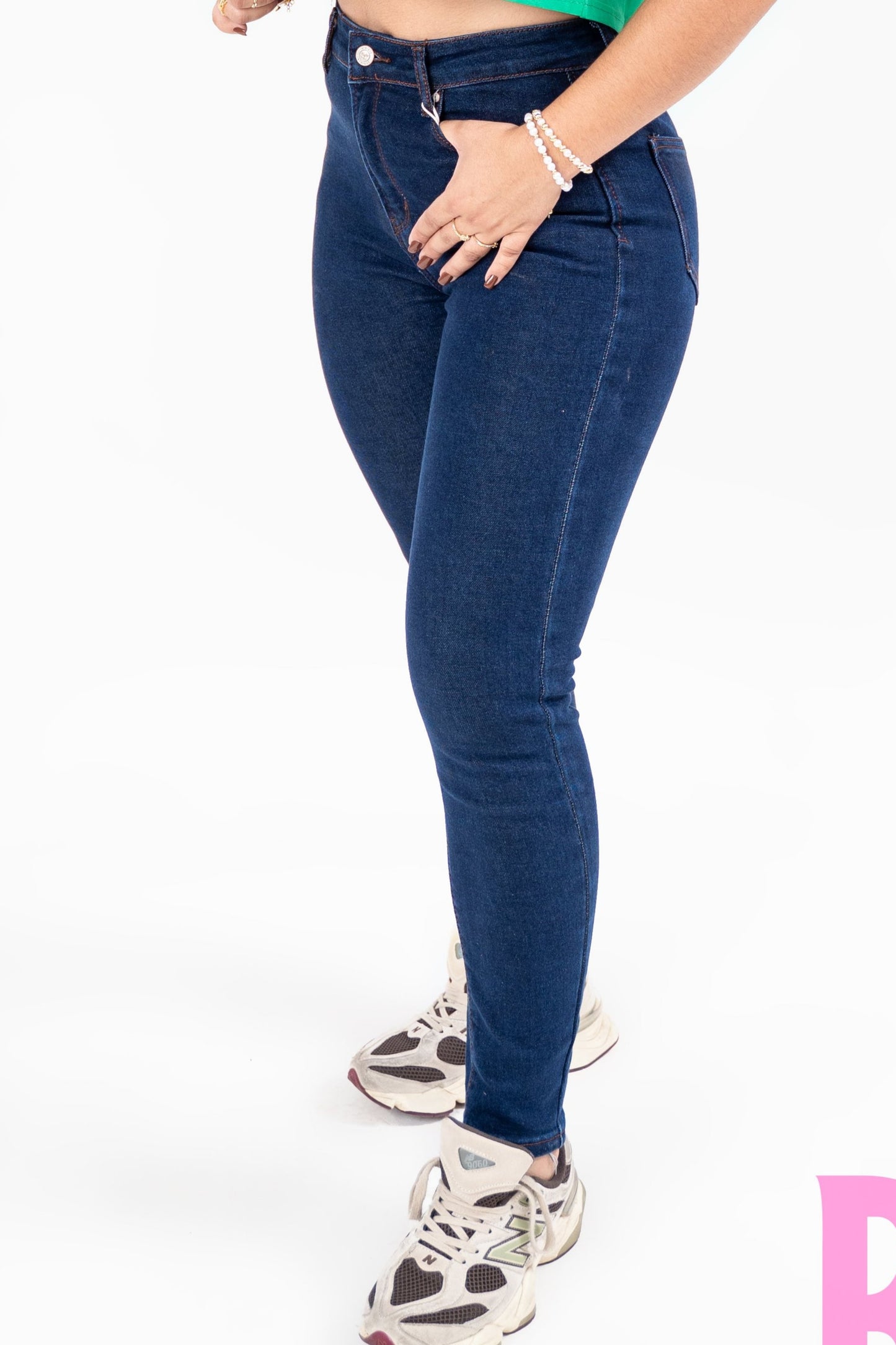 Jeans Pantalon azul tiro alto tallas 3 al 15 Intrigue IN2-1863 590430