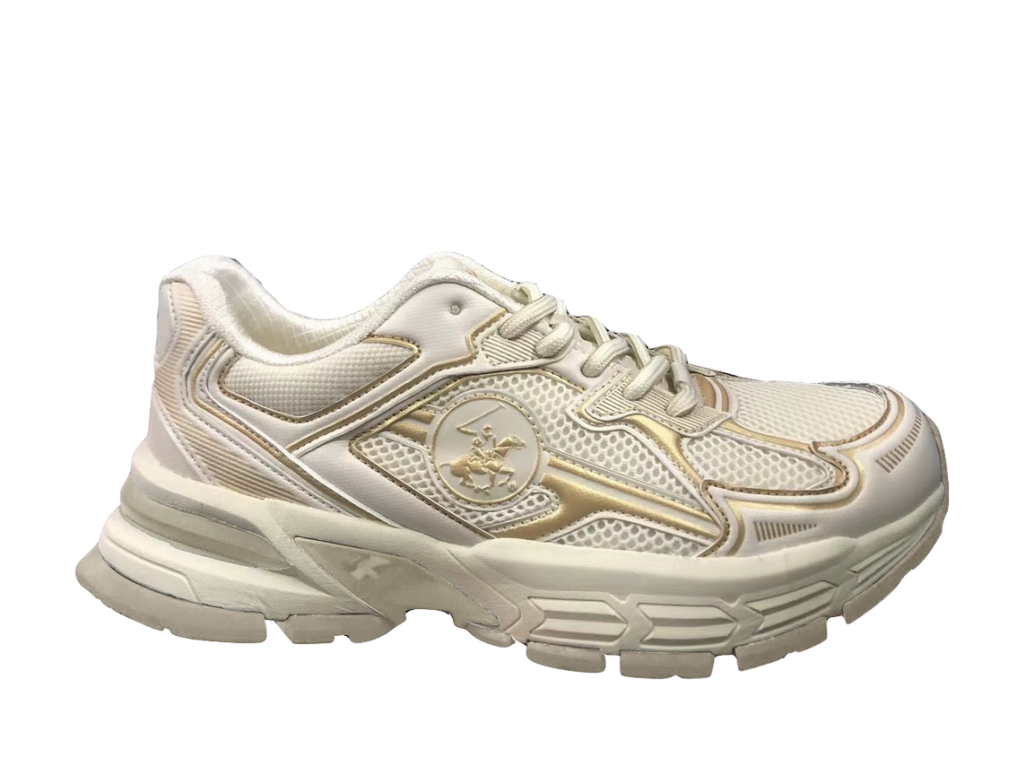 Tenis beige Polo adulto mujer o niña grande GRAVELA-BG-W5-B 965780