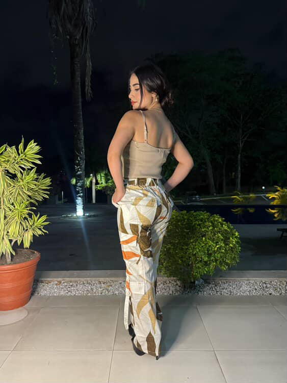 Pantalón cargo dama Intrigue beige IN3-2288 690520