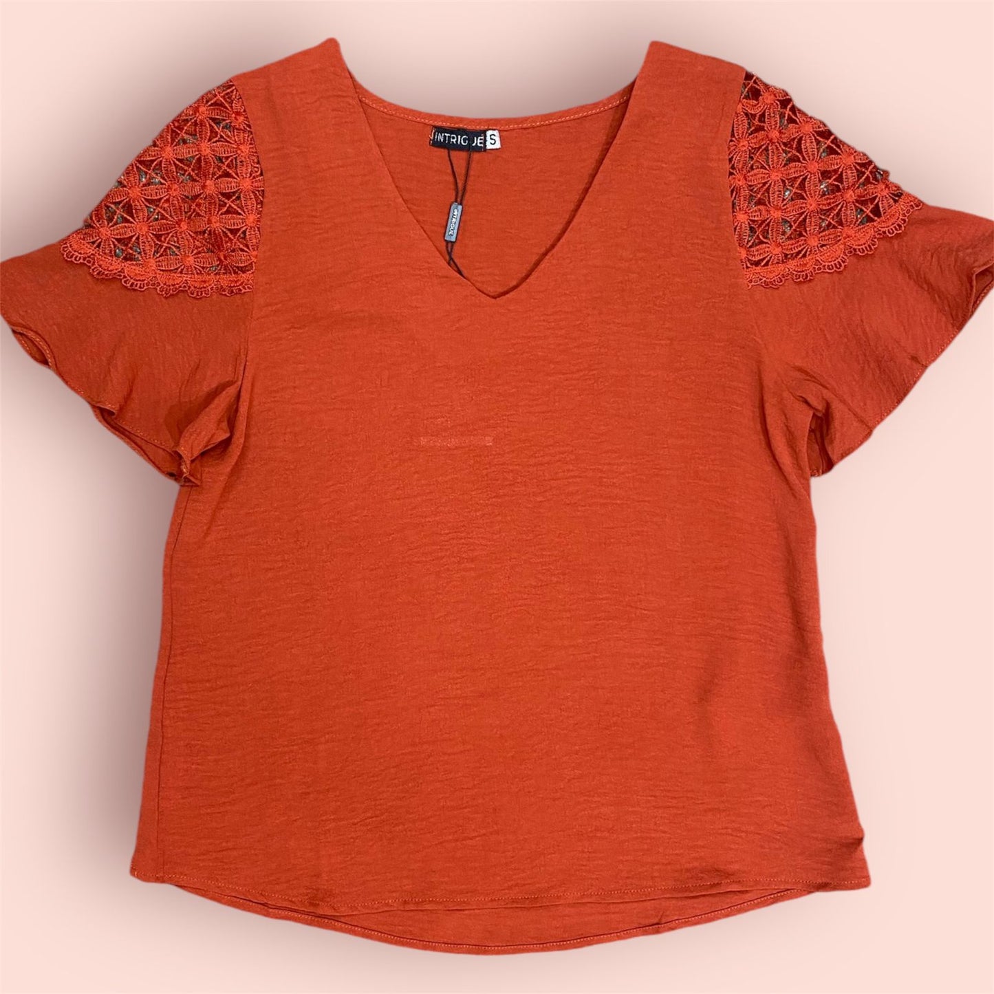 Blusa dama mujer color terracota intrigue IN1-1661 350290