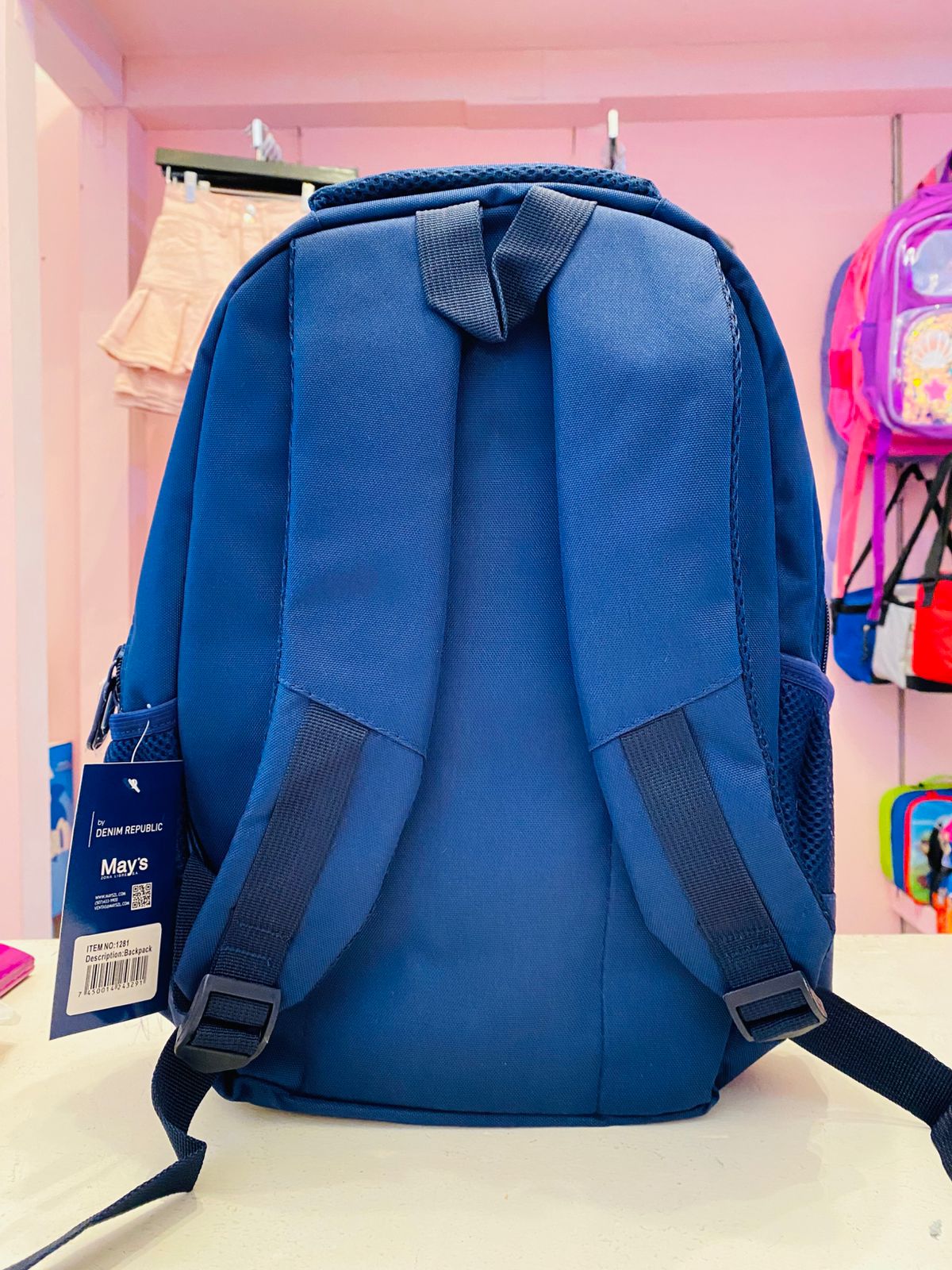 Mochila azul oscuro 14 061-1281 420310