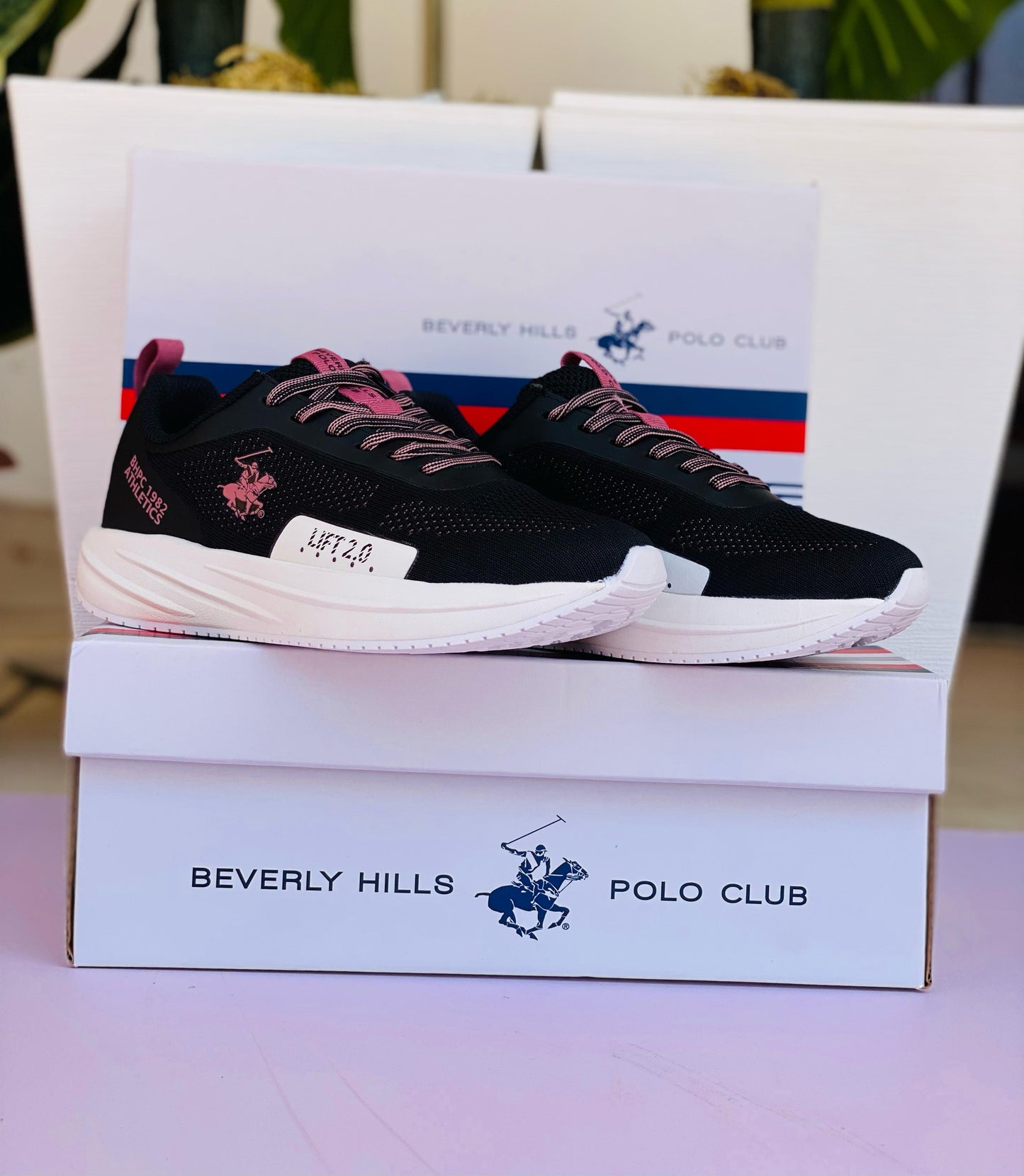 Tenis Polo club para mujer negro LIFT 2-BL-26-B 1115995