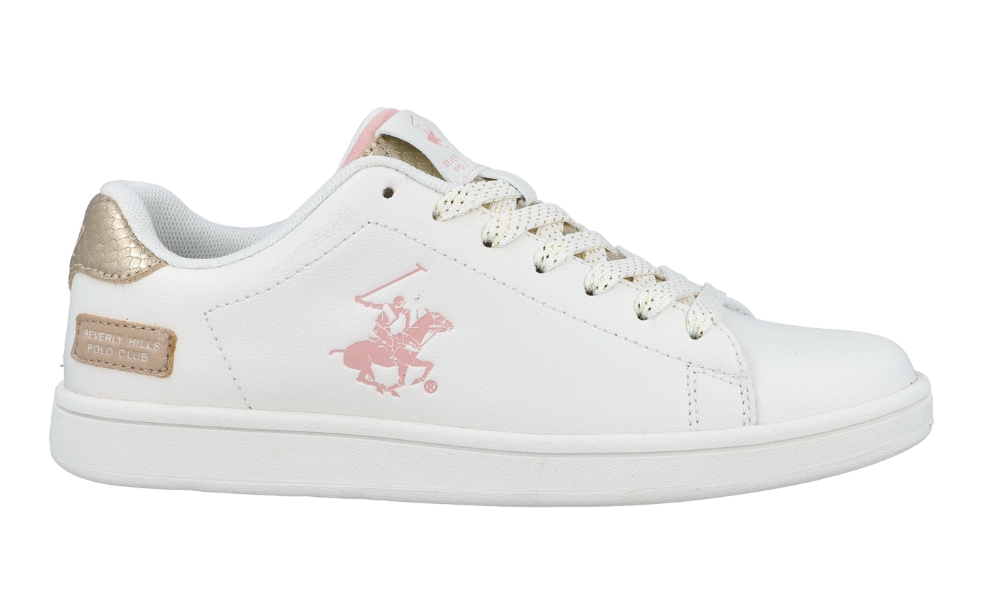 Tenis blancos Polo adulto mujer o niña grande MARLY-WHGD-W5-B 1045865