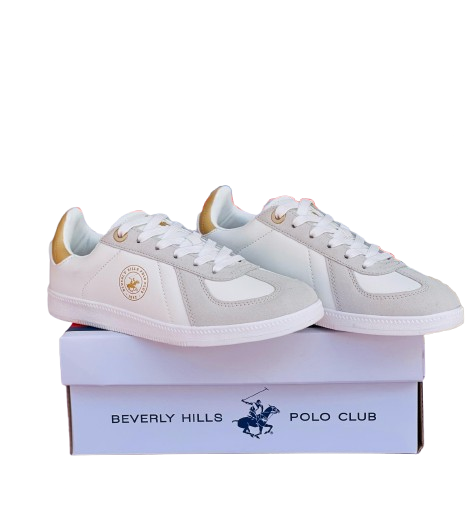 Tenis Polo Club blanco con dorado para mujer MARSEILLE-WHGD-W6-B 1115995