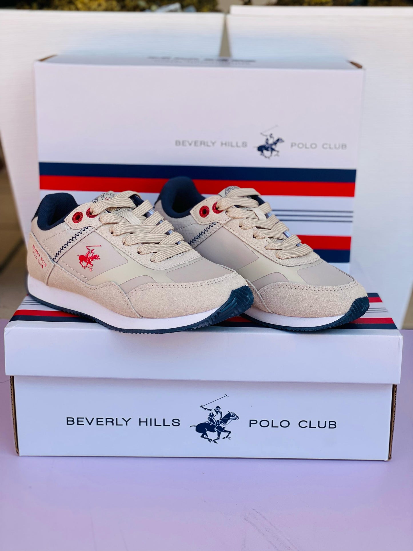 Tenis polo club para niño Beige SAMMY-BG-K5 1045915