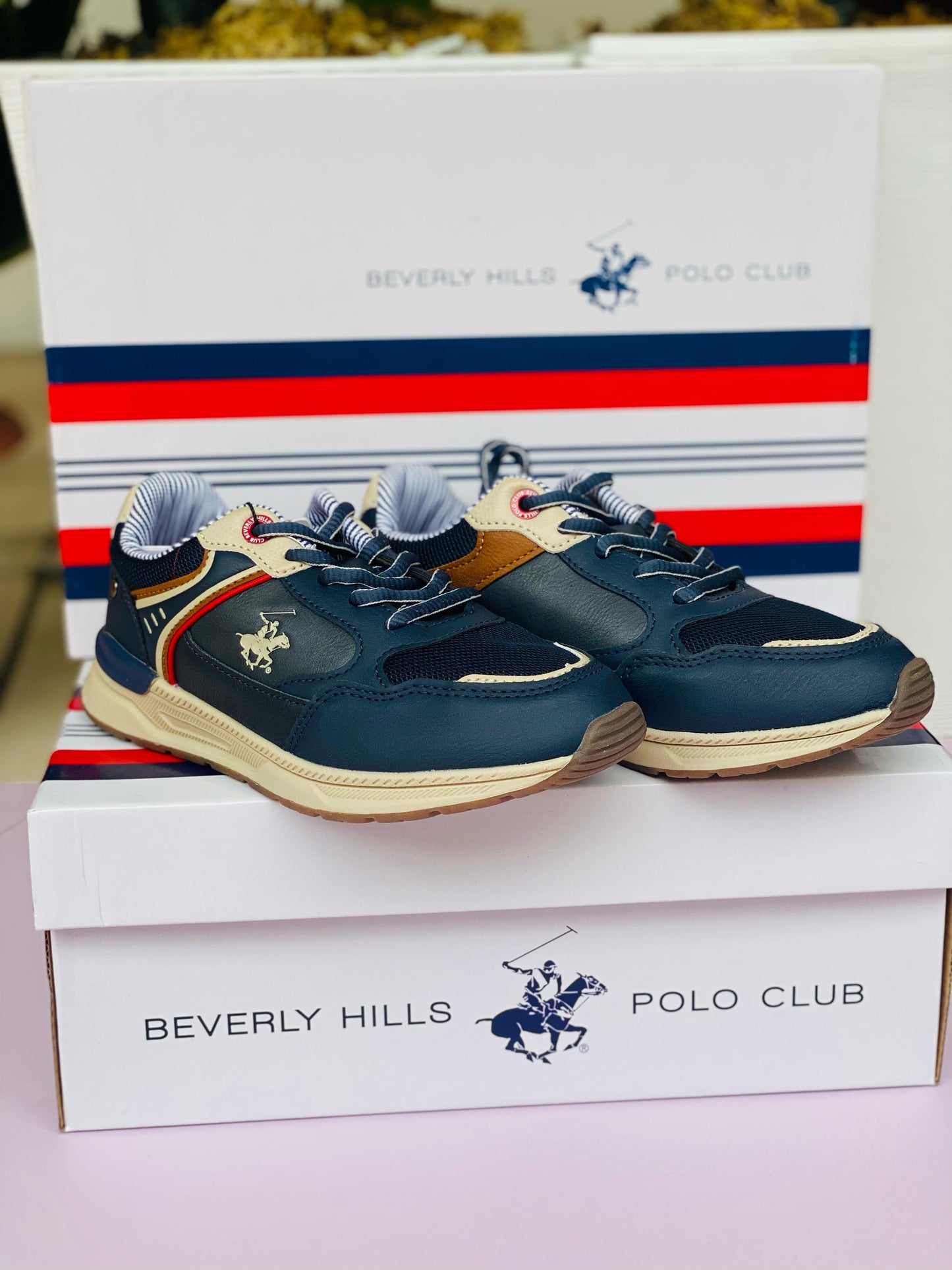 Tennis azules niño STORMY-NV-K5 Polo Club 890790