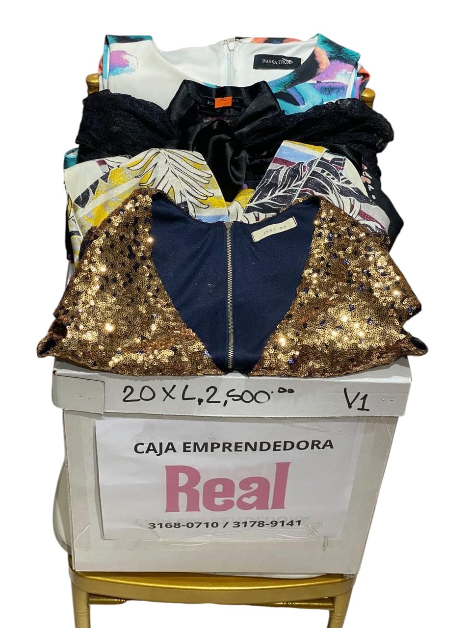 Cajas de ropa para emprendedores 20 piezas vestidos
