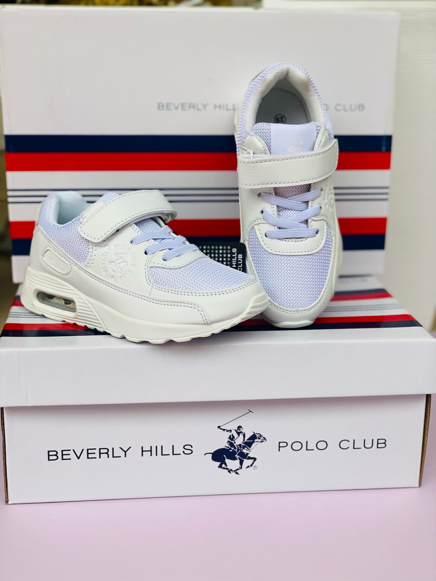 Tennis blancos FISSION-WHI-BTS4-A Niña Niño unisex Polo Club 1045990