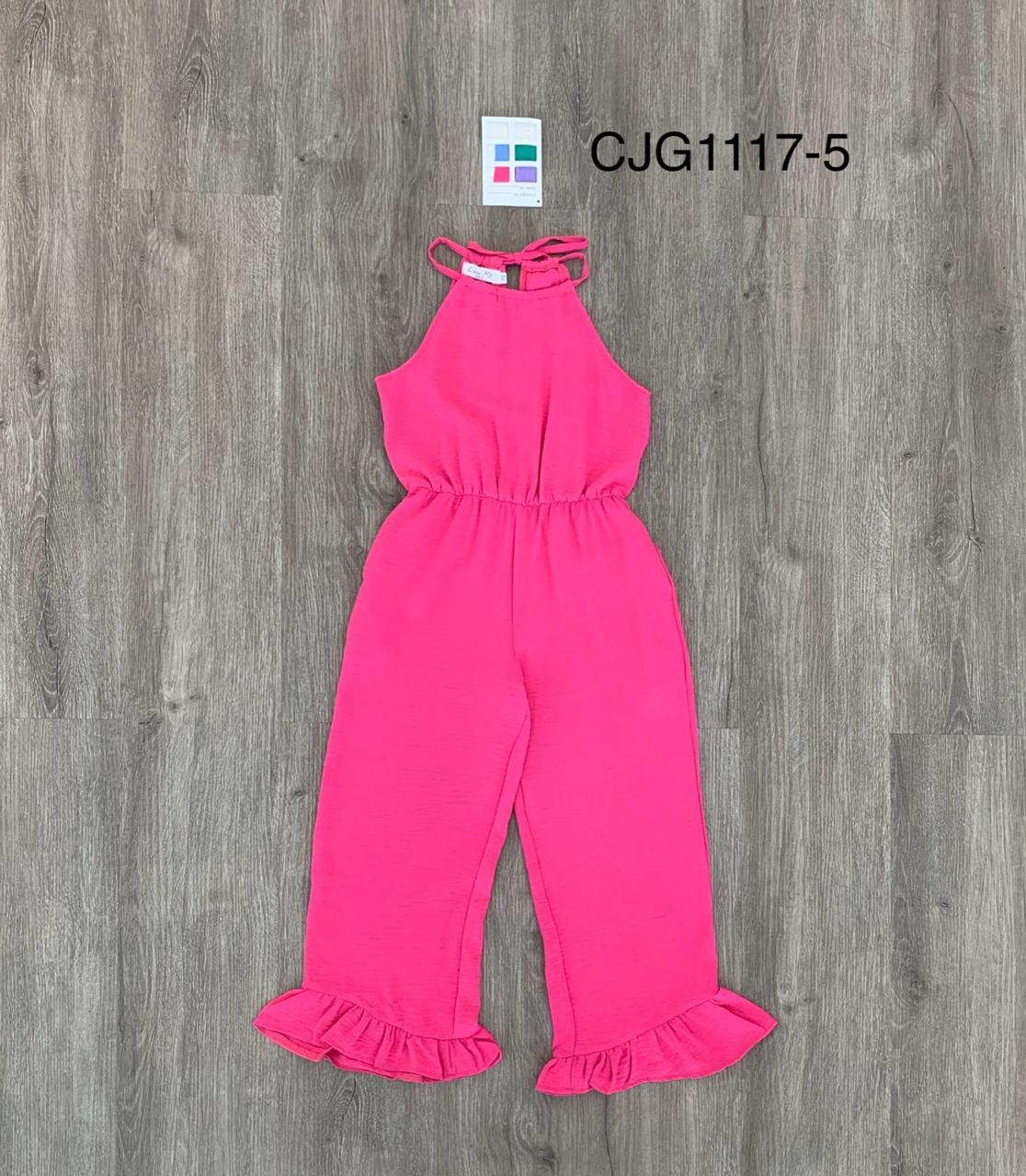 Jumper para niña enterizo rosado fucsia CJG1117-5 590350