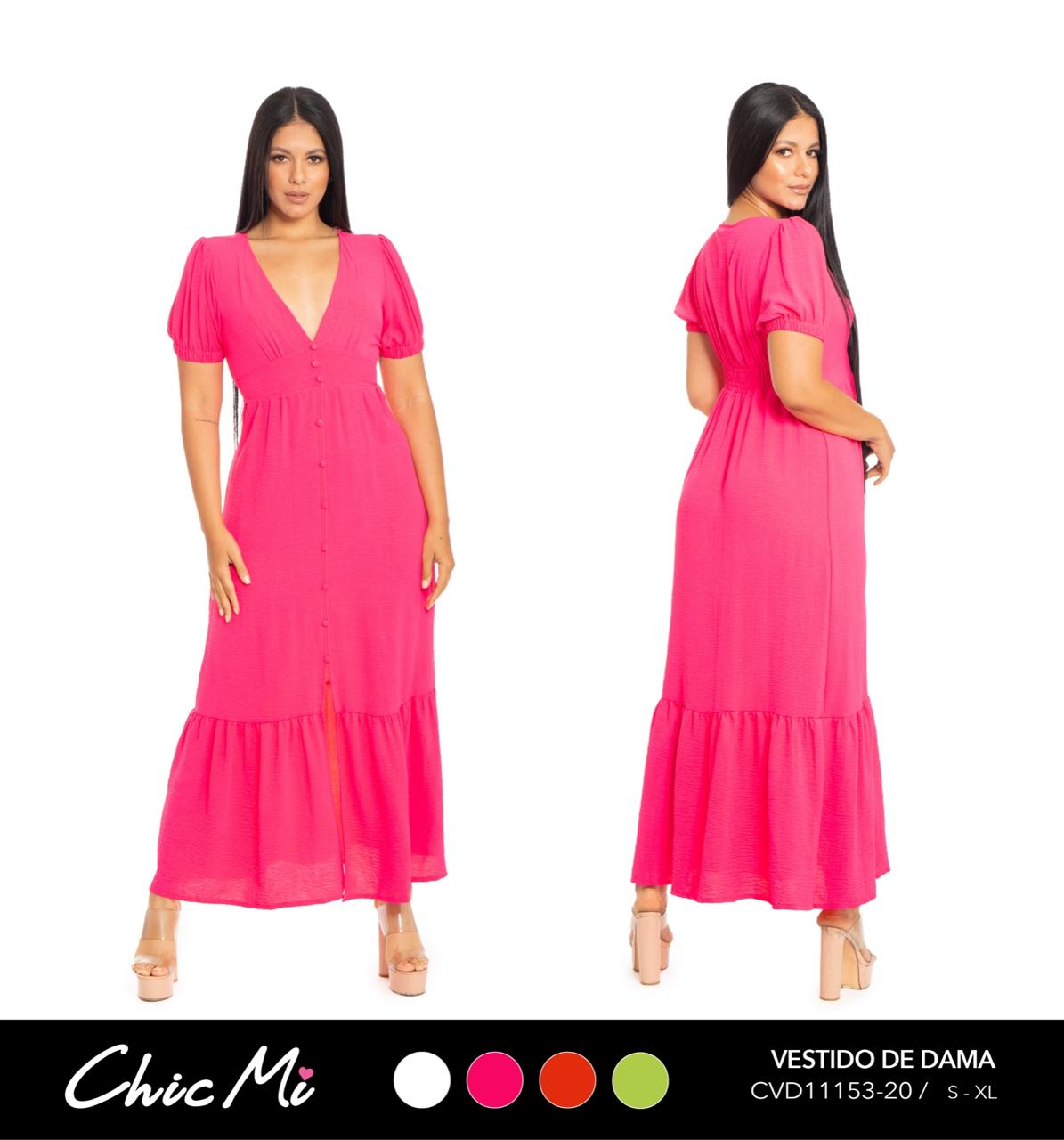 Vestido para Dama casual blanco CVD11153-20 890590