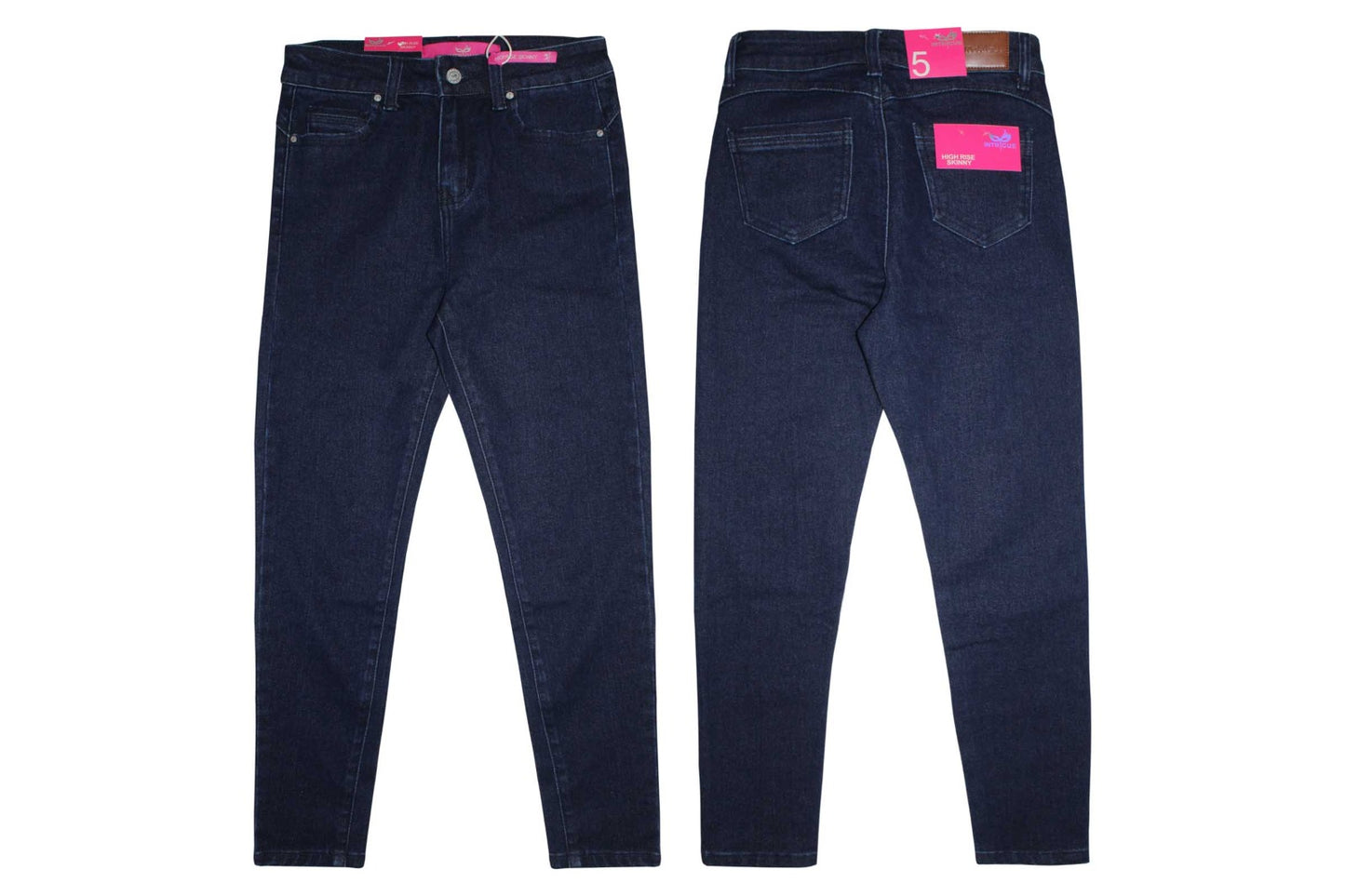 Jeans Pantalon azul tiro alto tallas 3 al 15 Intrigue IN2-1863 590430