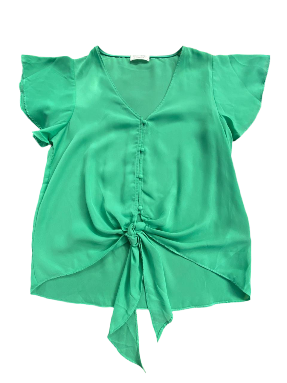 Blusa verde dama 36239TETOP