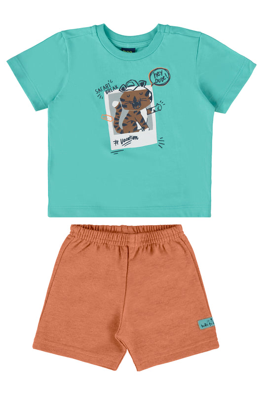 Conjunto 2 piezas camisa y short niño 18002-155218 445345 bee loop