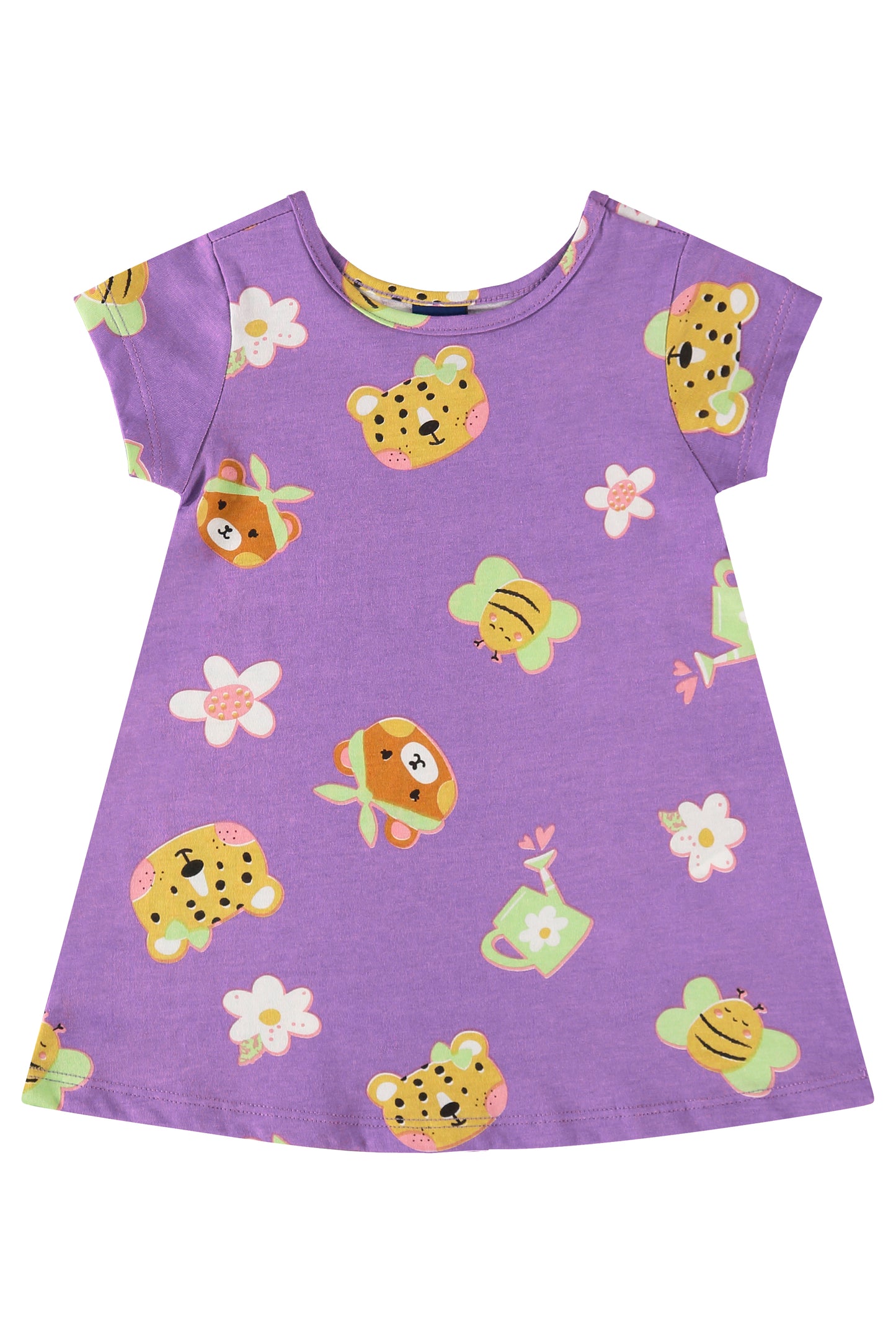 Vestido bebe niña morado bee loop 17987