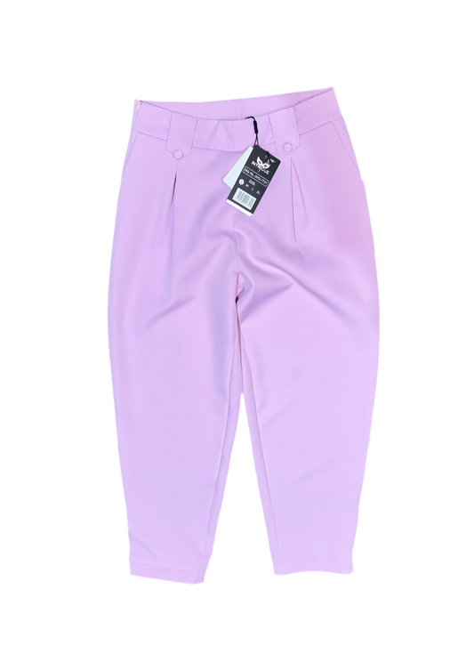 Pantalon tela tiro alto dama mujer INT3-1737 590390