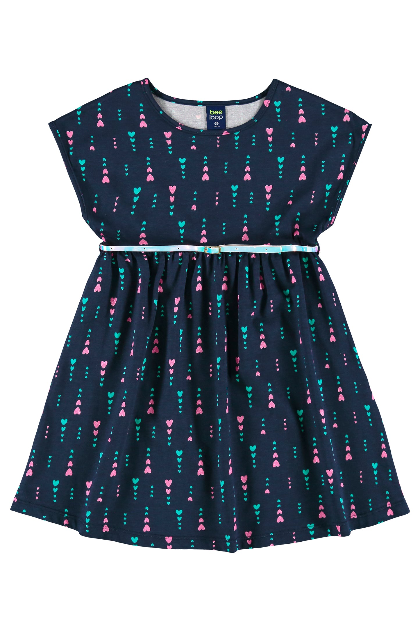 Vestido azul oscuro Bee loop 18016-AB2164 500385