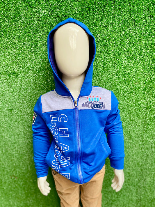 Sueter azul hoodie sudadera cars niño 2 a 8 años A1-C3-172N 350245