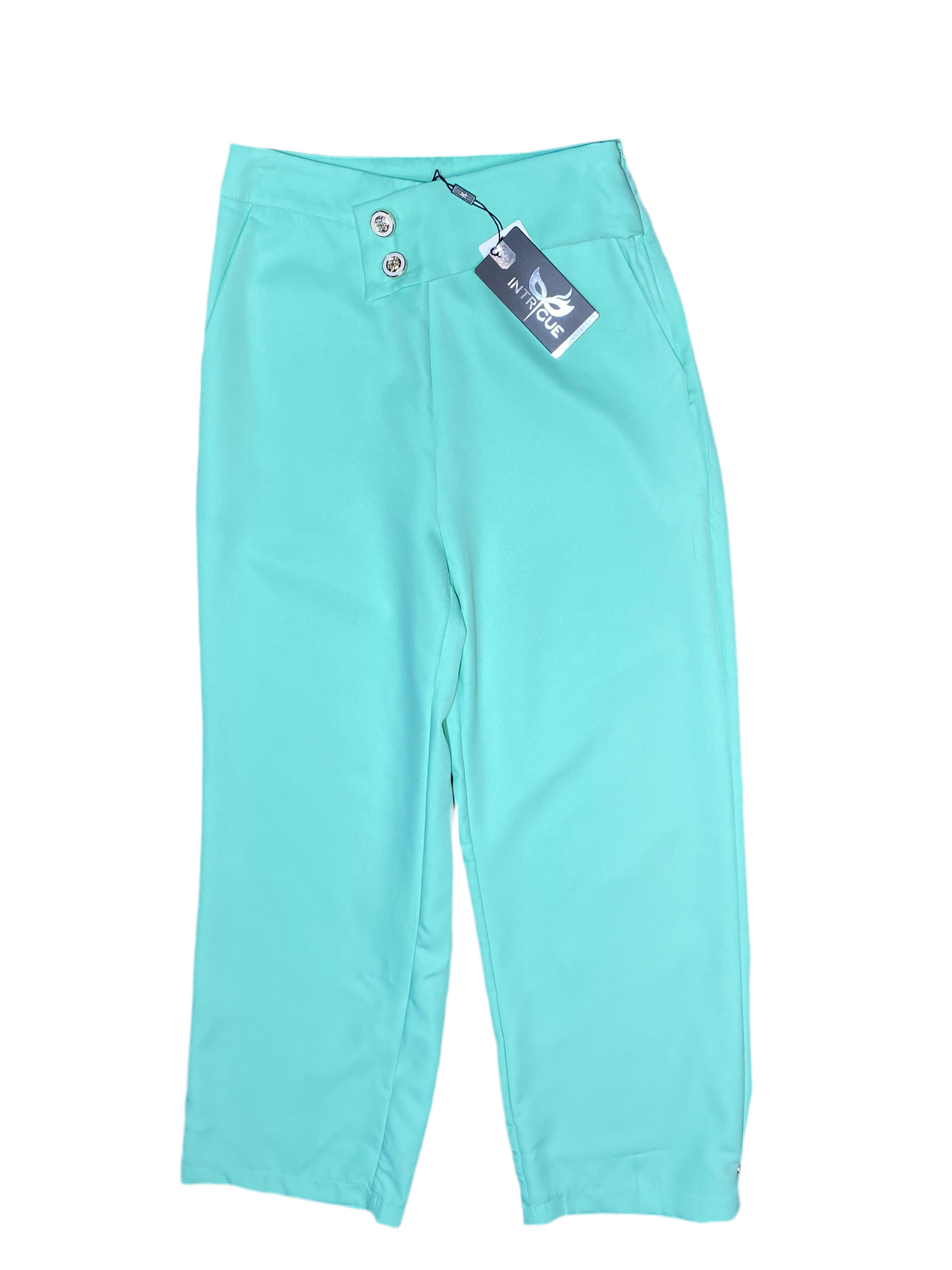 Pantalon Dama Tela Formal  verde menta INT3-1734  590390