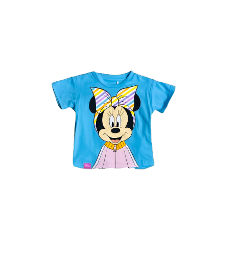 Camisa Minnie disney bebe niña 12m a 3T D1-MI-1291B 299199 azul