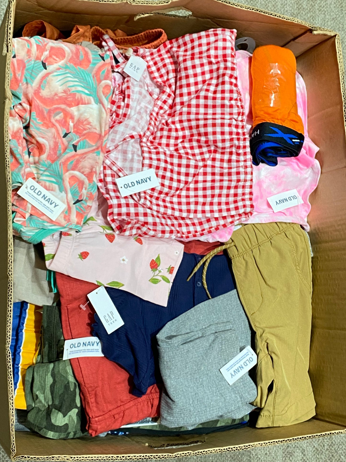 Cajas de ropa americana de Niño/ para emprendedores