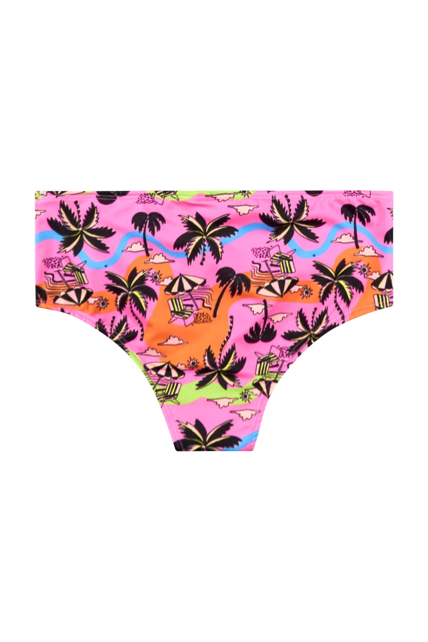 Traje de baño Bikini Gloss Rosa Palmeras Larga Niña Grande 31886-SB0379 790575