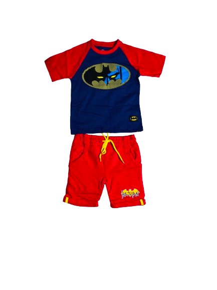 Set conjuntos dos piezas batman short y camisa 2 a 8 años C9-BA-948N 590350