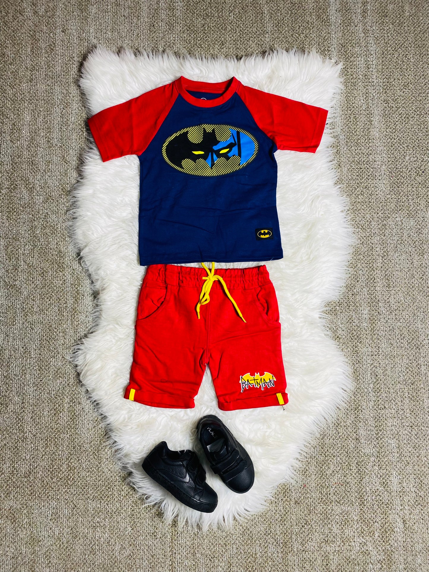 Set conjuntos dos piezas batman short y camisa 2 a 8 años C9-BA-948N