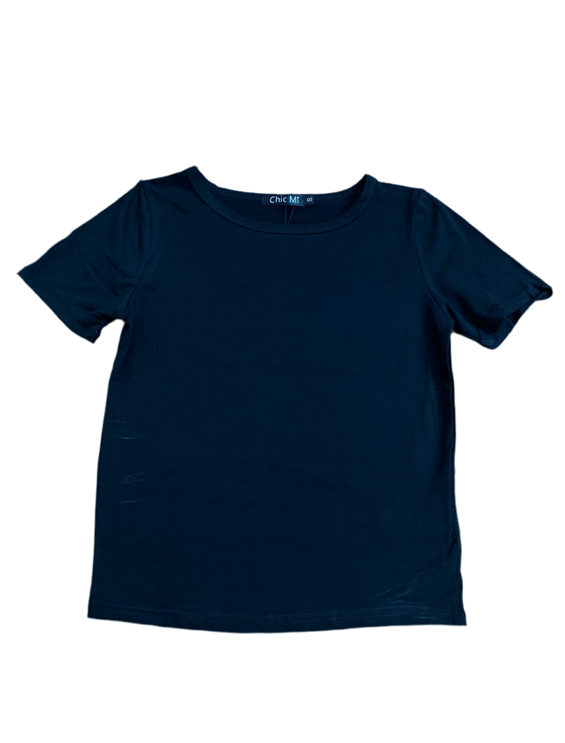 Camisa crop top basic algodón camiseta  CTD1154-10 395280