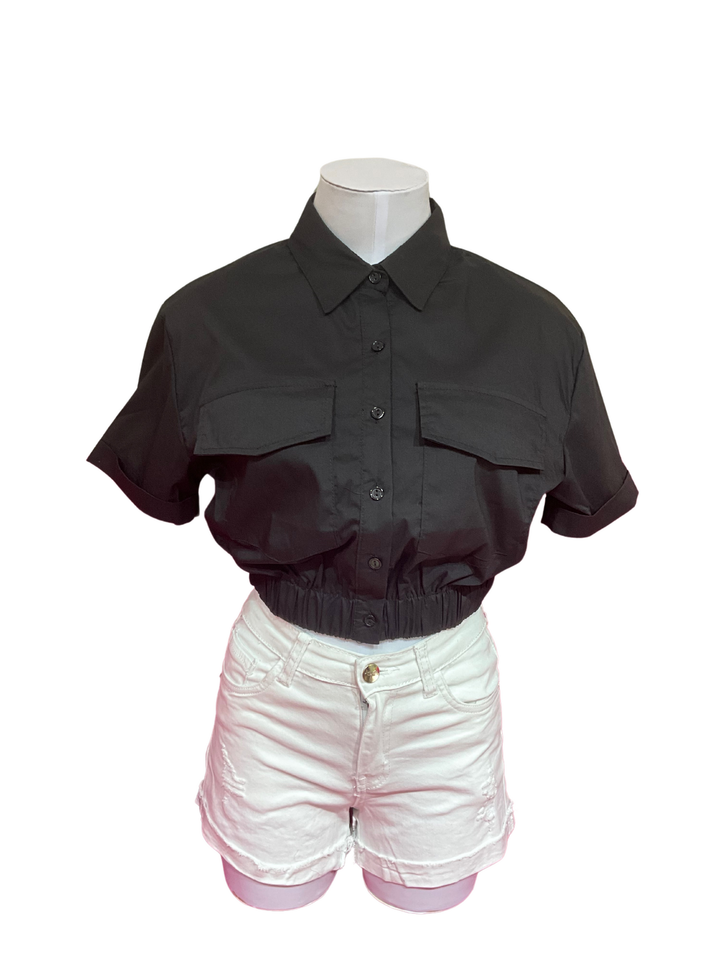 Camisa blusa dama coello bolsas rosada Z1-1377-A