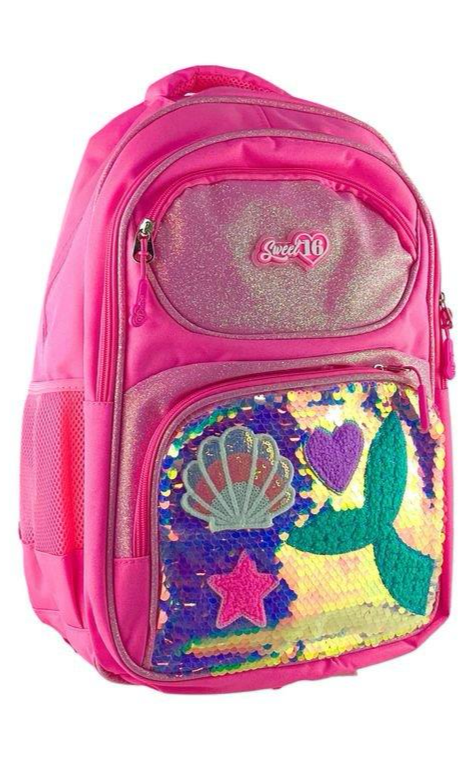 Mochila Rosada Sweet16 Nina  18"  061-291010     590445