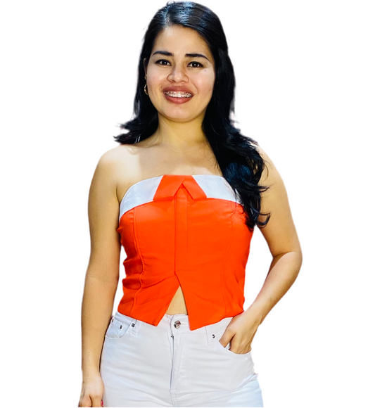 Top tubo para mujer dama Anaranjado CTD1187-18 390290