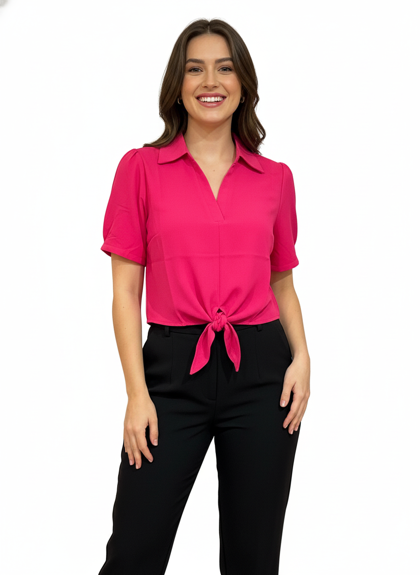 Camisa para dama Fucsia CTD1176-44 450350