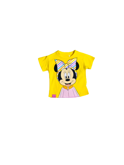 Camisa Minnie disney bebe niña 12m a 3T D1-MI-1291B 299199 amarilla