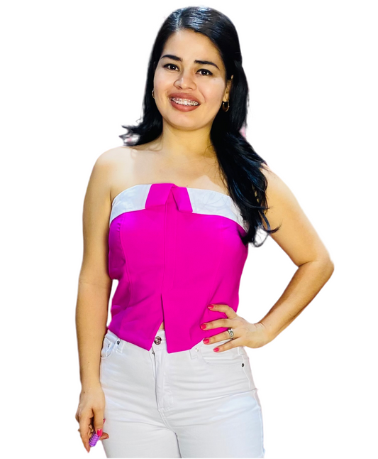 Top tubo para mujer dama Fucsia CTD1187-18 390290