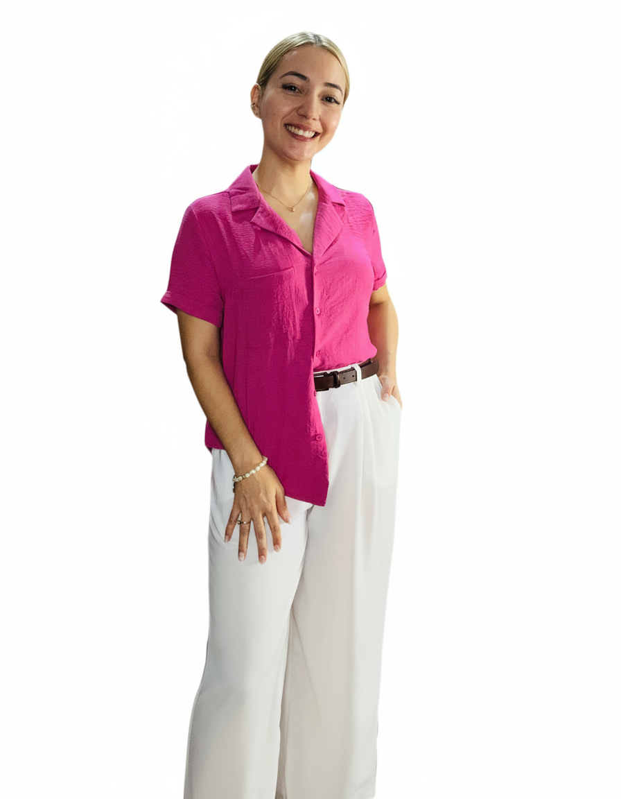Camisa para dama mujer Morada CTD1152-16 495350