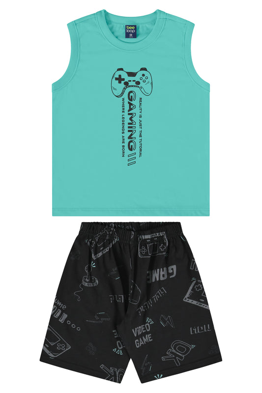 Conjunto short camisa Niño 18042 bee loop