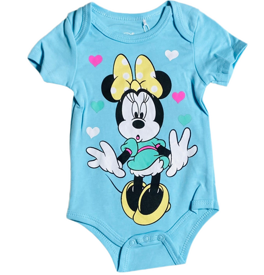 Mameluco bebe niña mickey disney 0 a 24 meses D2-MI-1015B 250145 azul