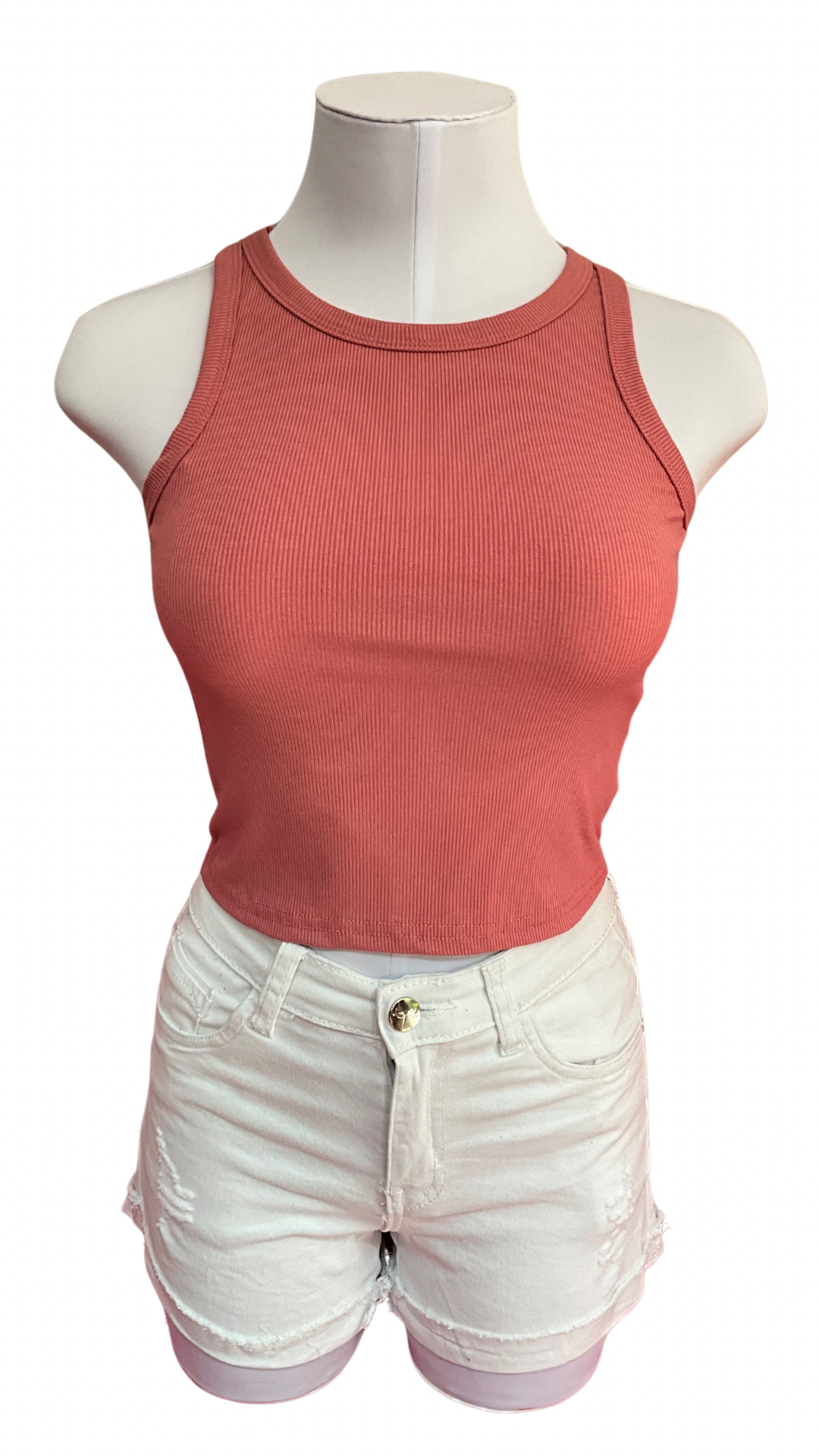 Camisa para Dama top basic rosado CTD1170-35