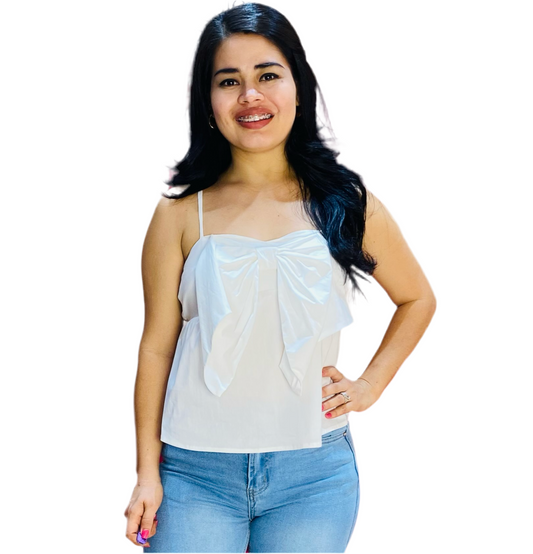 Camisa blanco blusa dama chongo CTD1198-36 490350