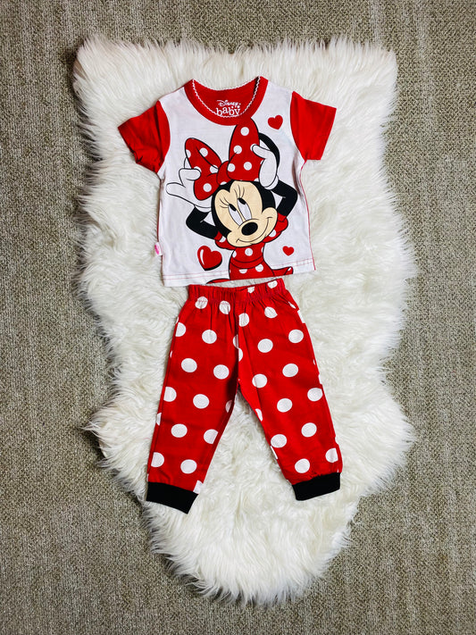 Pijama bebé niña minnie 12m a 3T D3-MI-651B